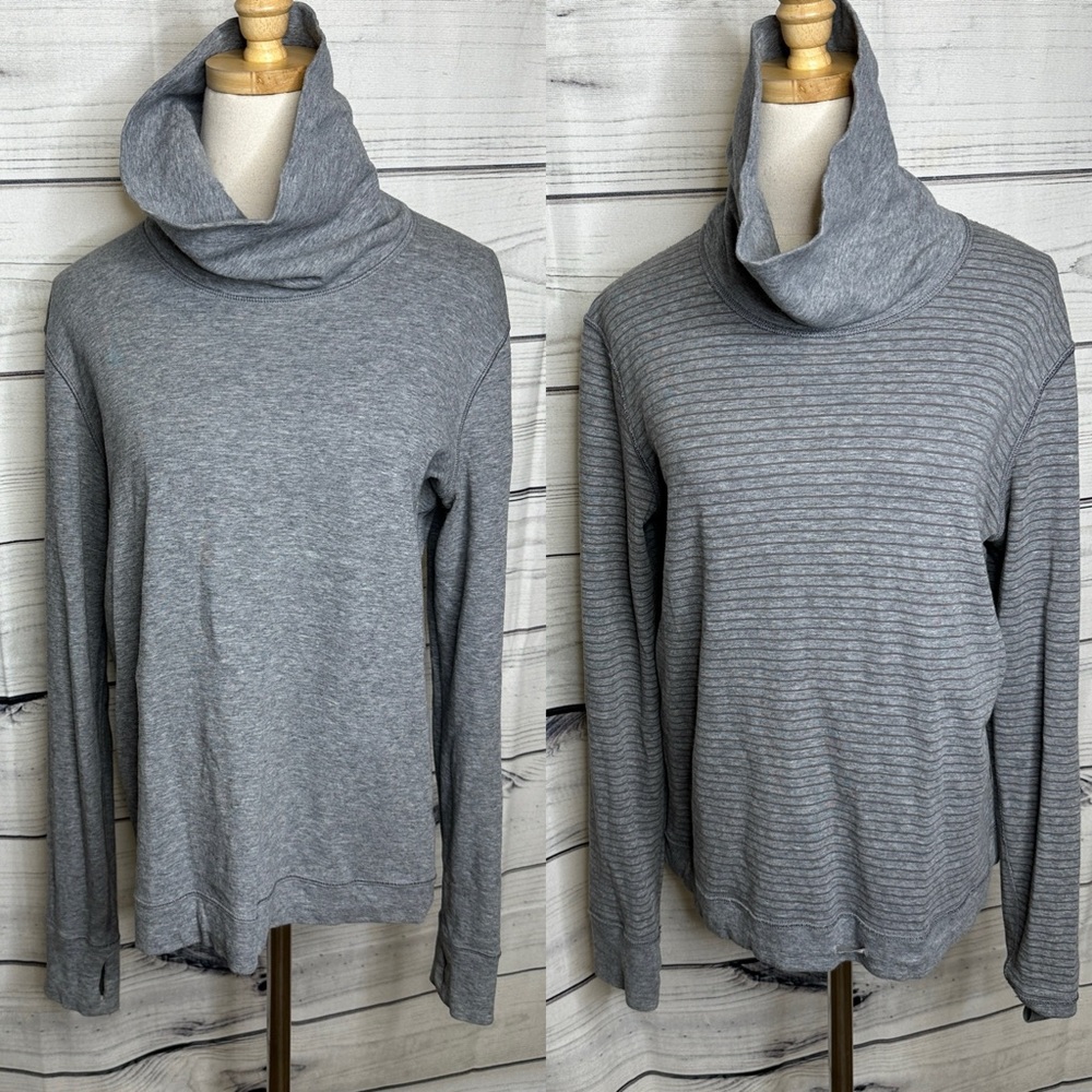 Lululemon Athletica Gray Long Sleeve Tee